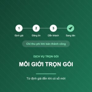 Dịch vụ môi giới trọn gói bất động sản từ định giá đến sang tên sổ đỏ