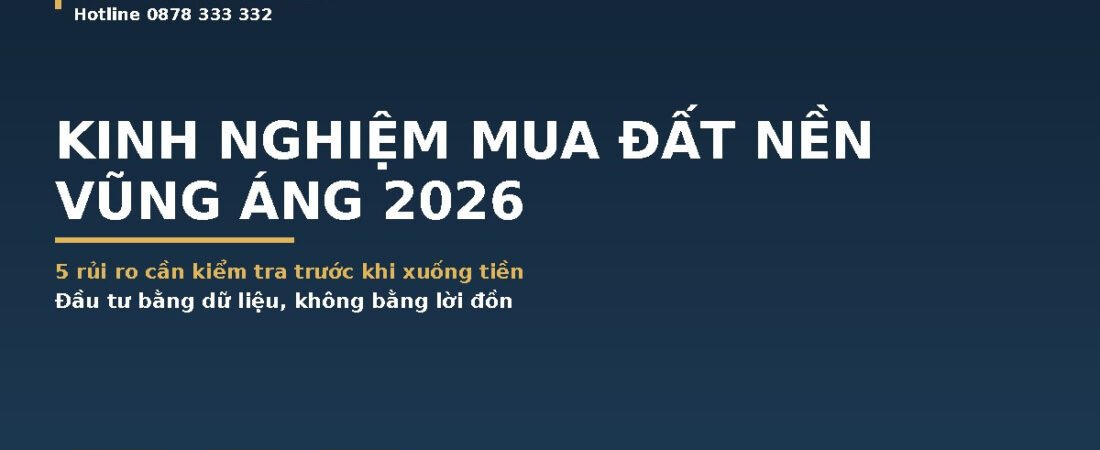 Kinh Nghiệm Mua Đất Nền Vũng Áng 2026: 5 Rủi Ro Cần Kiểm Tra Trước Khi Xuống Tiền