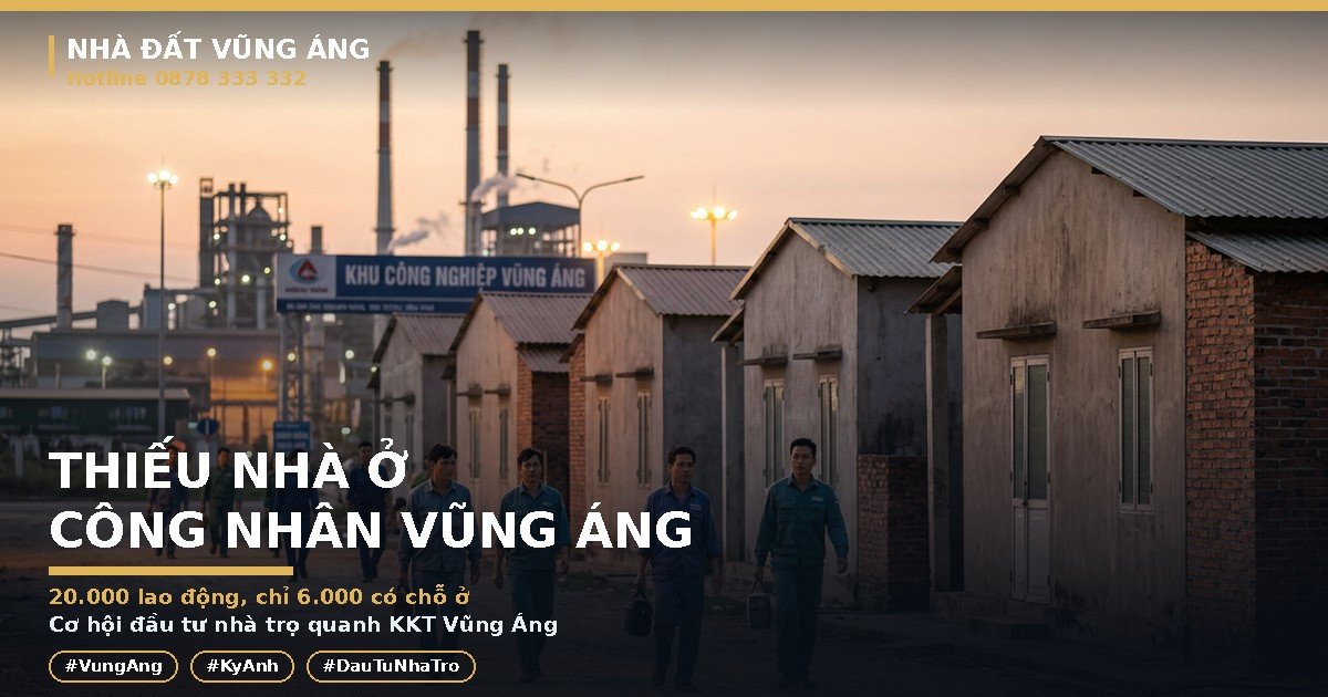 Thiếu Nhà Ở Công Nhân Vũng Áng: 20.000 Lao Động, Chỉ 6.000 Người Có Chỗ Ở